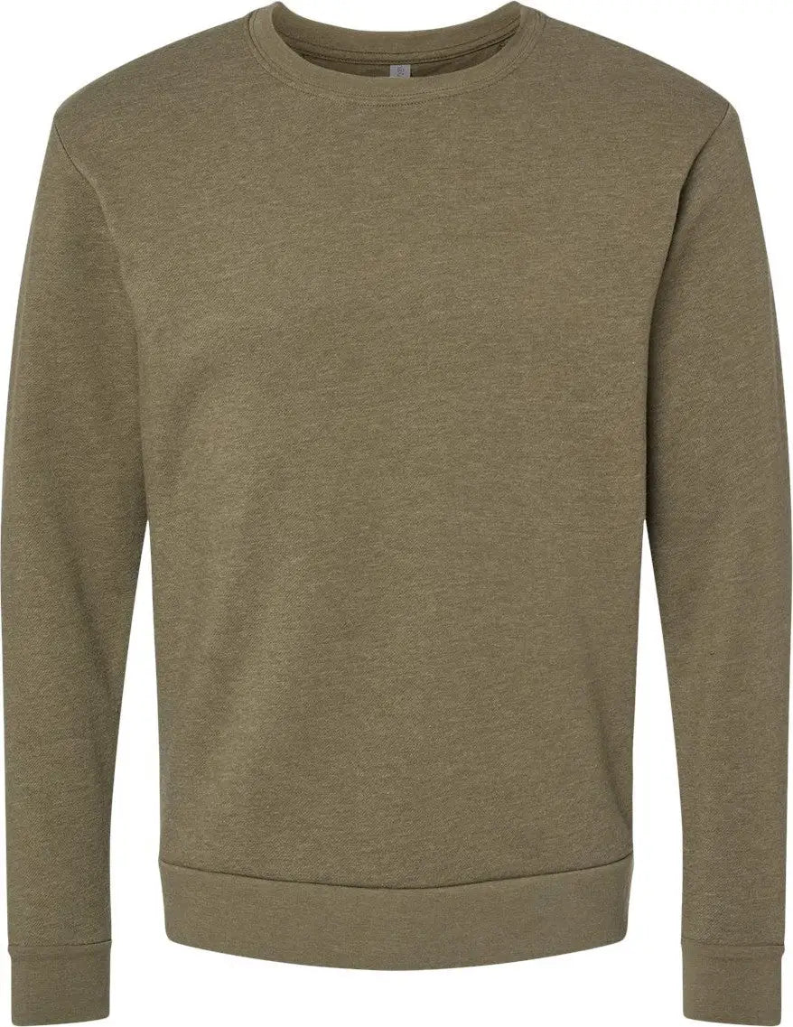 Next Level 9002 Malibu Sweatshirt - Heather Military Green - Adult Xs