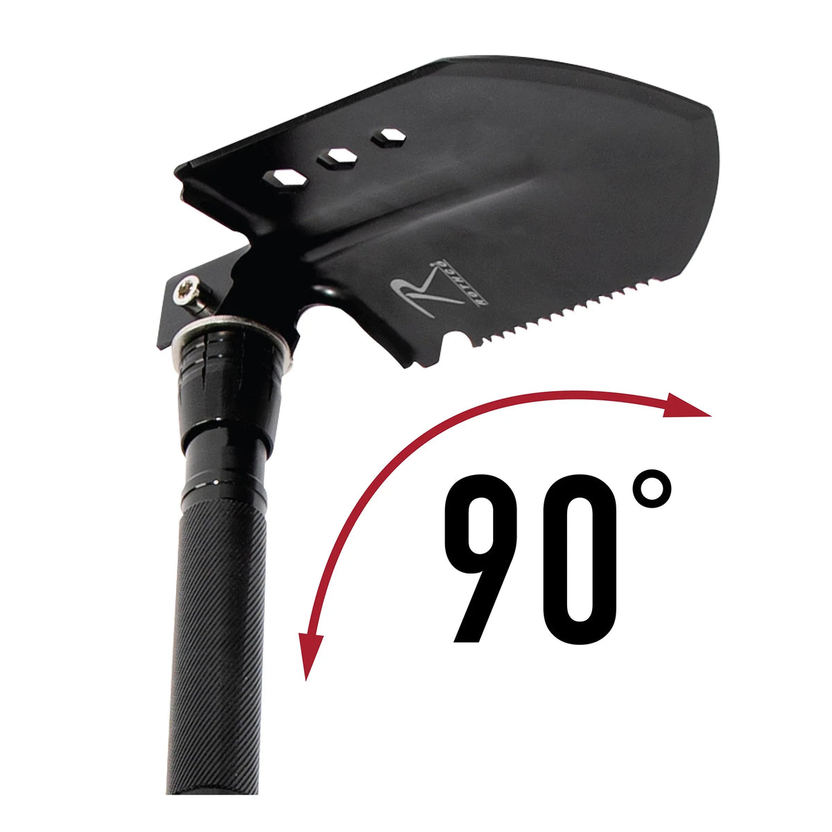 8-in-1 Multi-tool Survival Shovel / Portable Camping Entrenching Tool - Stainless Steel