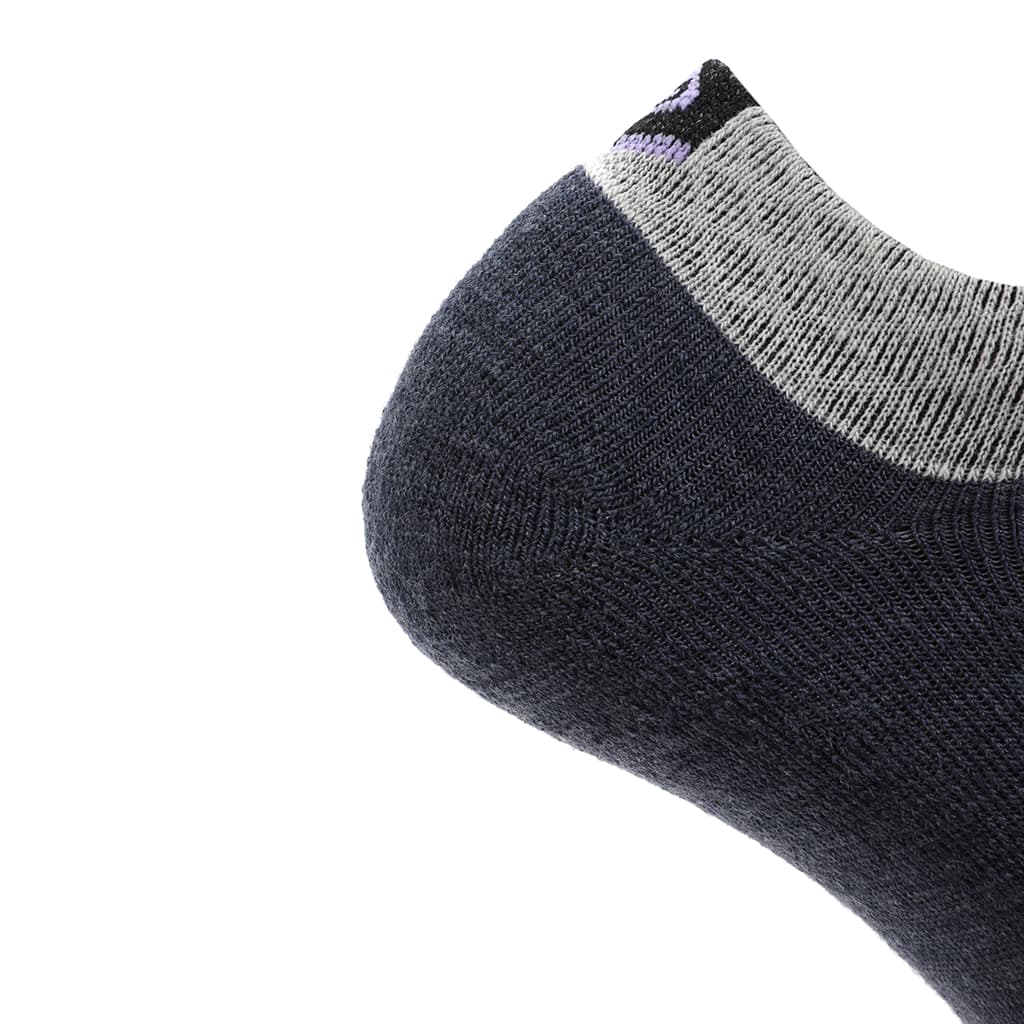 8 Pairs Amethyst - Run Ankle Midweight Merino Wool Sock