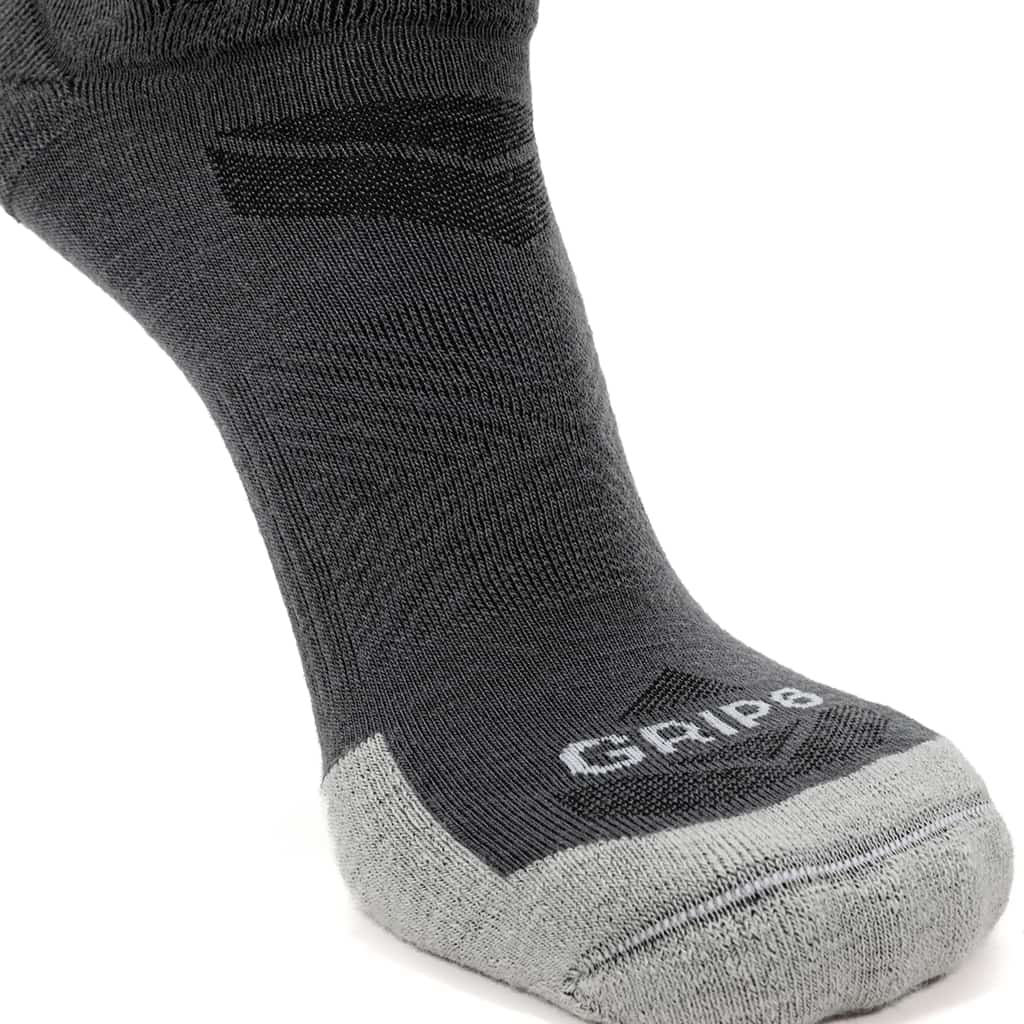 8 Pairs Basalt - Run no Show Runweight Merino Wool Sock