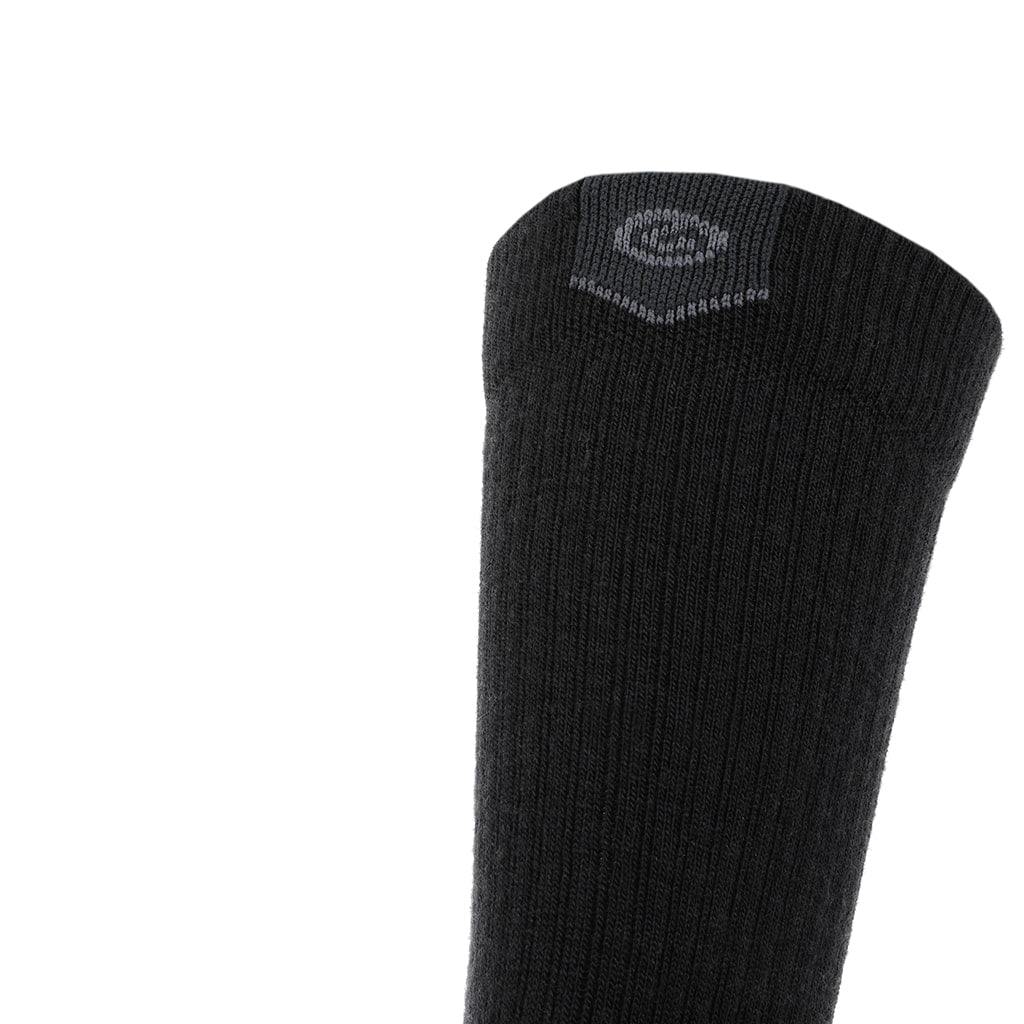 8 Pairs Carbon - Casual Crew Midweight Merino Wool Sock