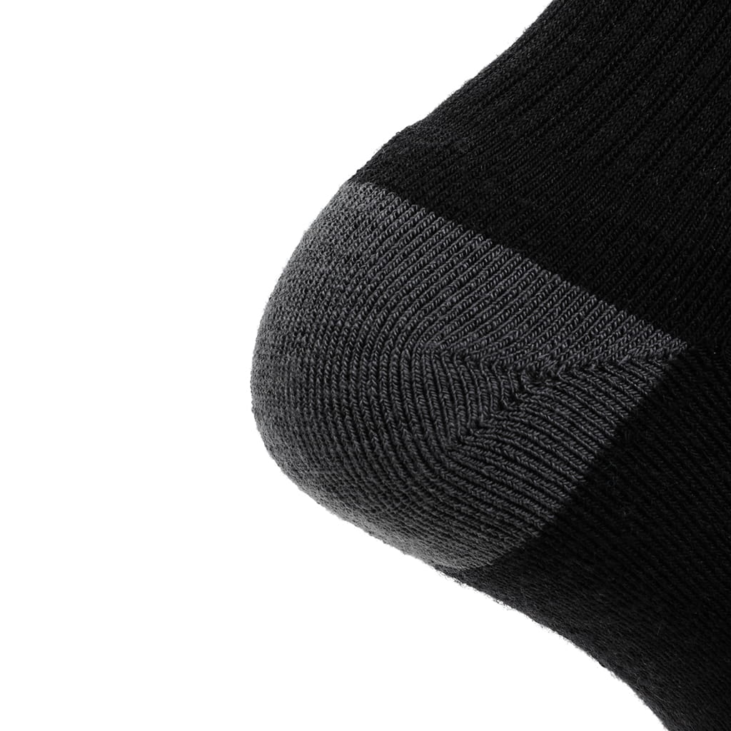 8 Pairs Carbon - Casual Crew Midweight Merino Wool Sock