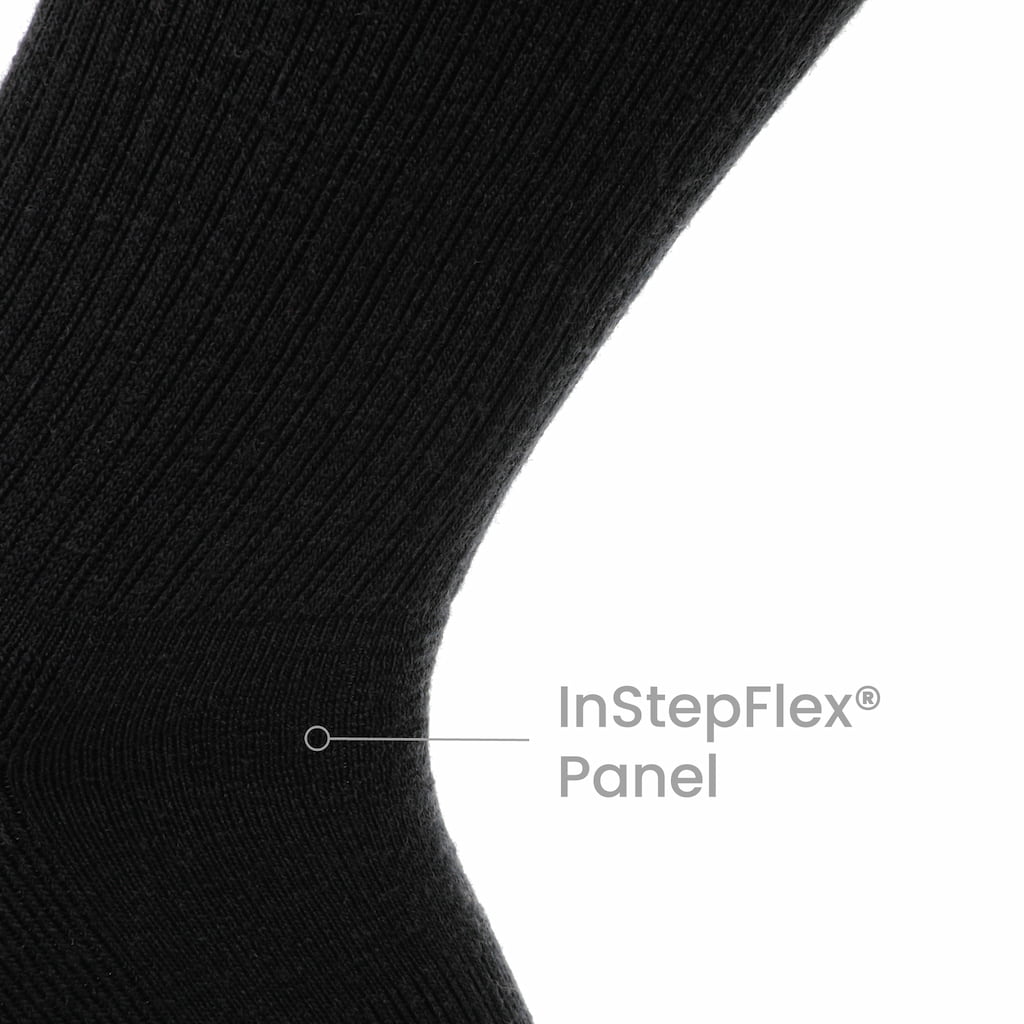 8 Pairs Carbon - Casual Crew Midweight Merino Wool Sock