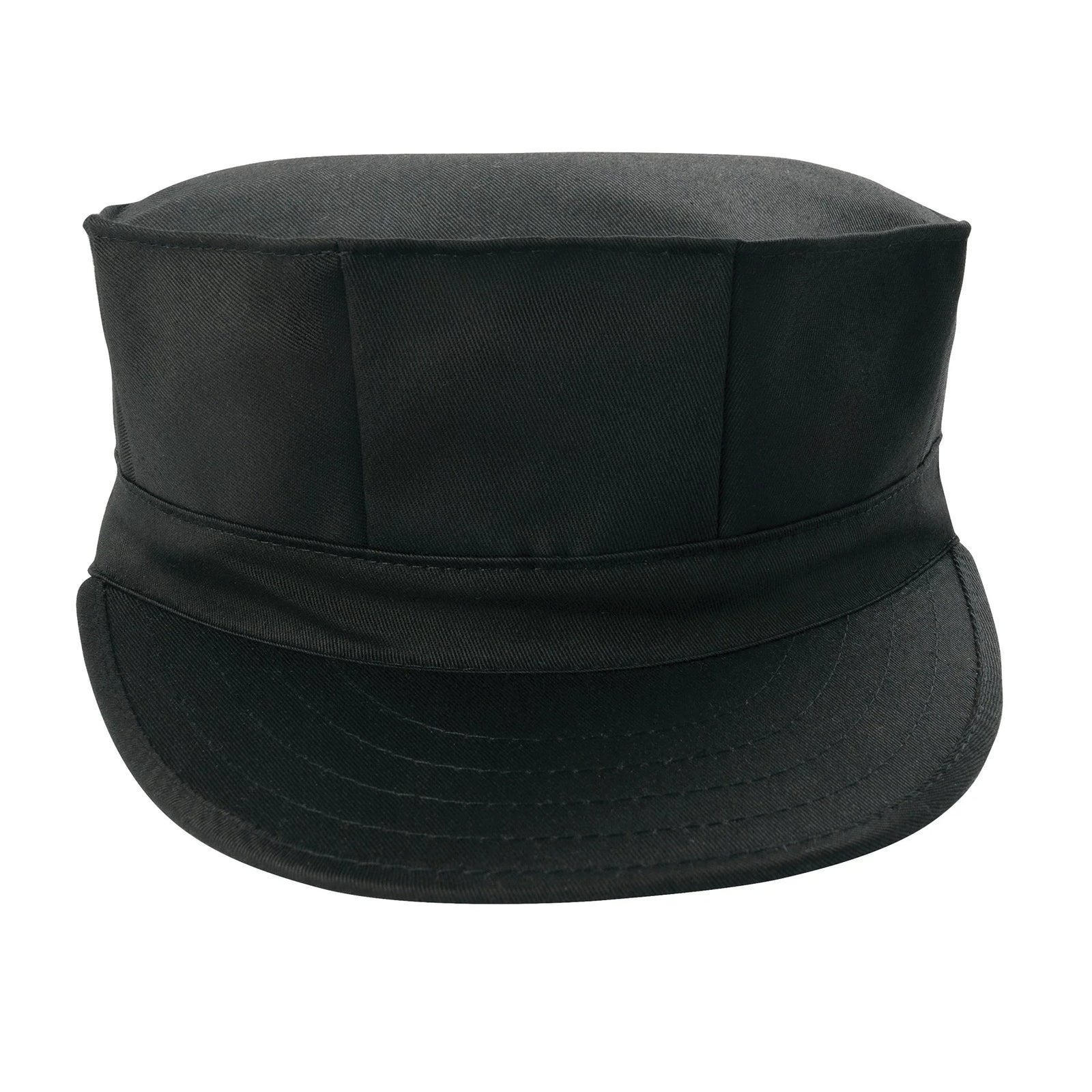 8 Point Military Cap - Black / s