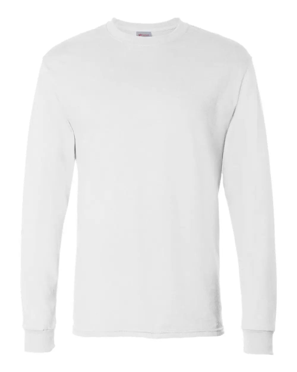 Hanes 5286 Essential-t Long Sleeve T-shirt - White - s