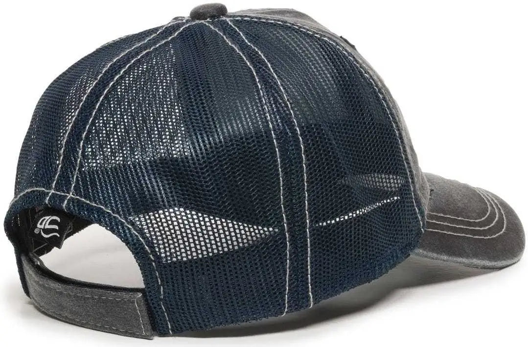 Oc Sports Hpd-610m Adjustable Mesh Back Cap - Navy - 6 7/8’’ - 7 1/2’’