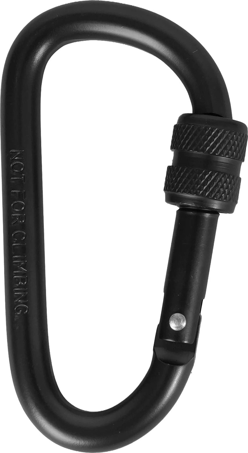 80mm Locking Carabiner - Black
