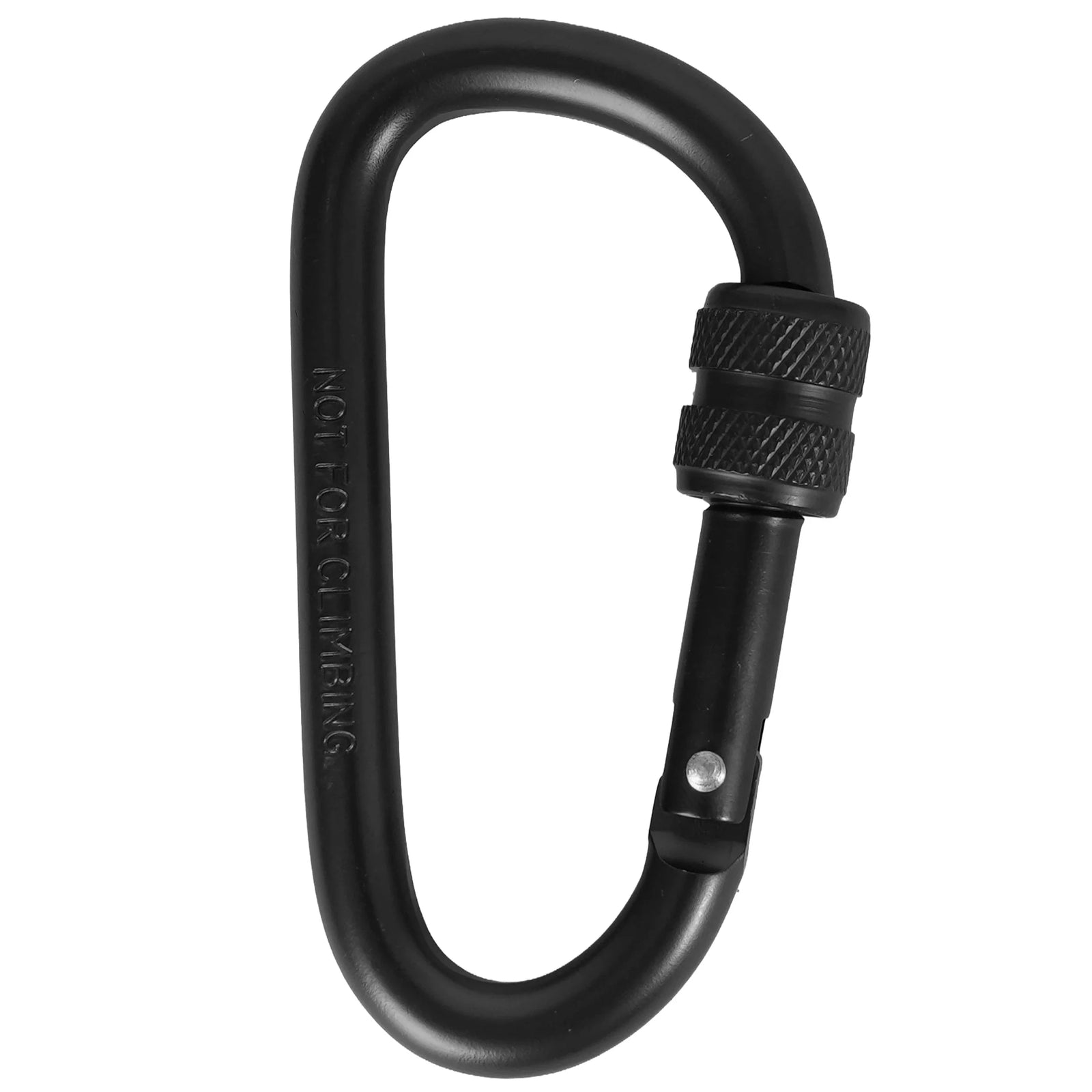 80mm Locking Carabiner - Black