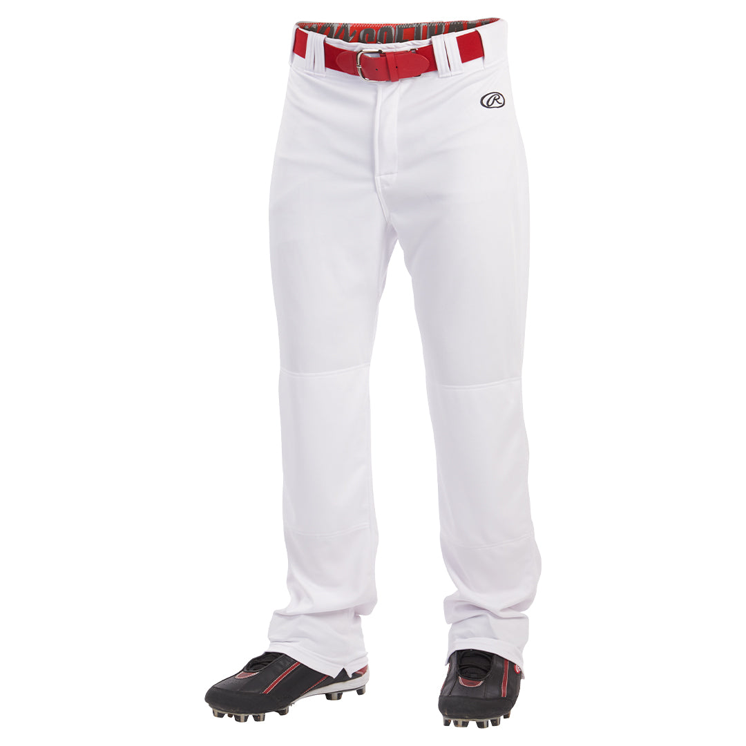 Rawlings Youth Launch Solid-Semi Relaxed Pant - White - HIT a Doulbe
