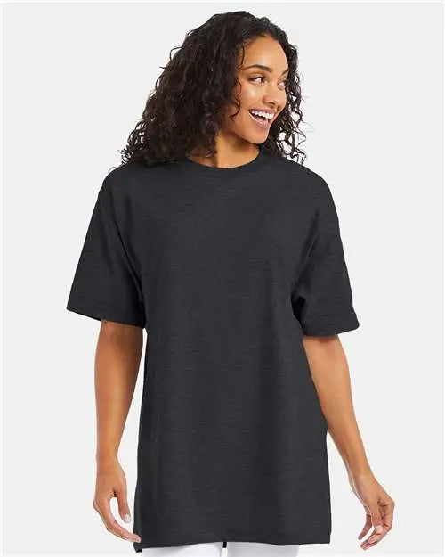 Hanes 518t Beefy-t® Tall T-shirt - Charcoal Heather