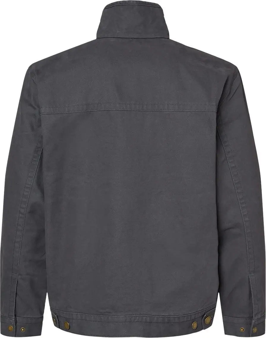 Dri Duck 5028 Maverick Boulder Cloth™ Jacket with Blanket Lining - Charcoal - Dark Gray / s