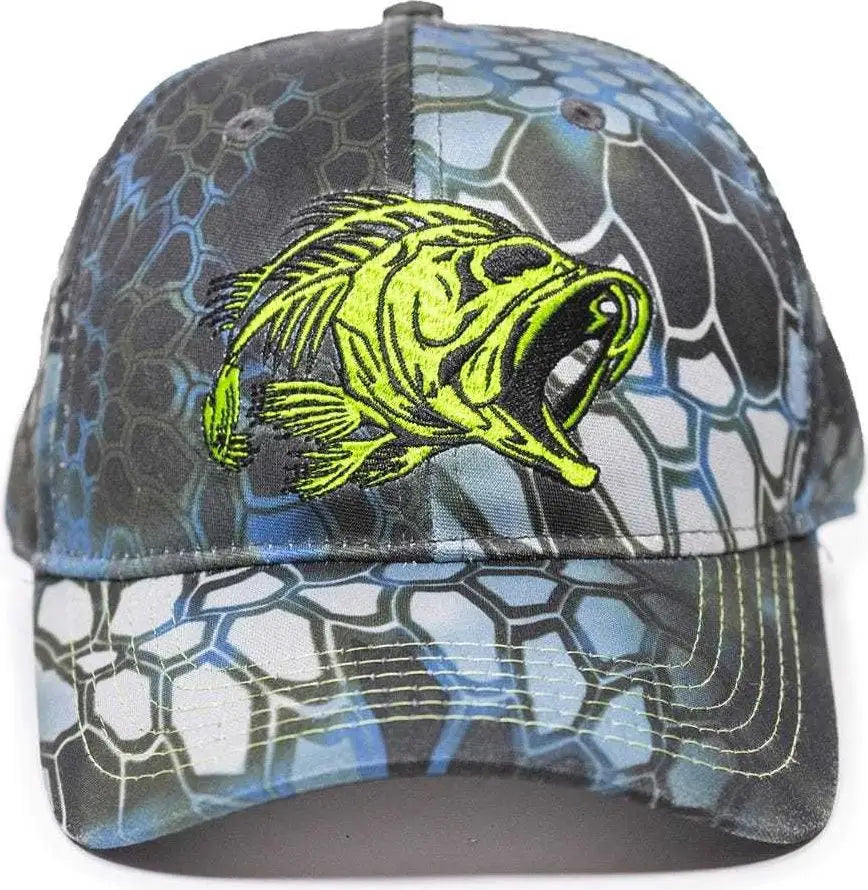 Oc Sports Bon-020 Fishing Adjustable Cap - Kryptek Neptune - 6 7/8’’ - 7 1/2’’