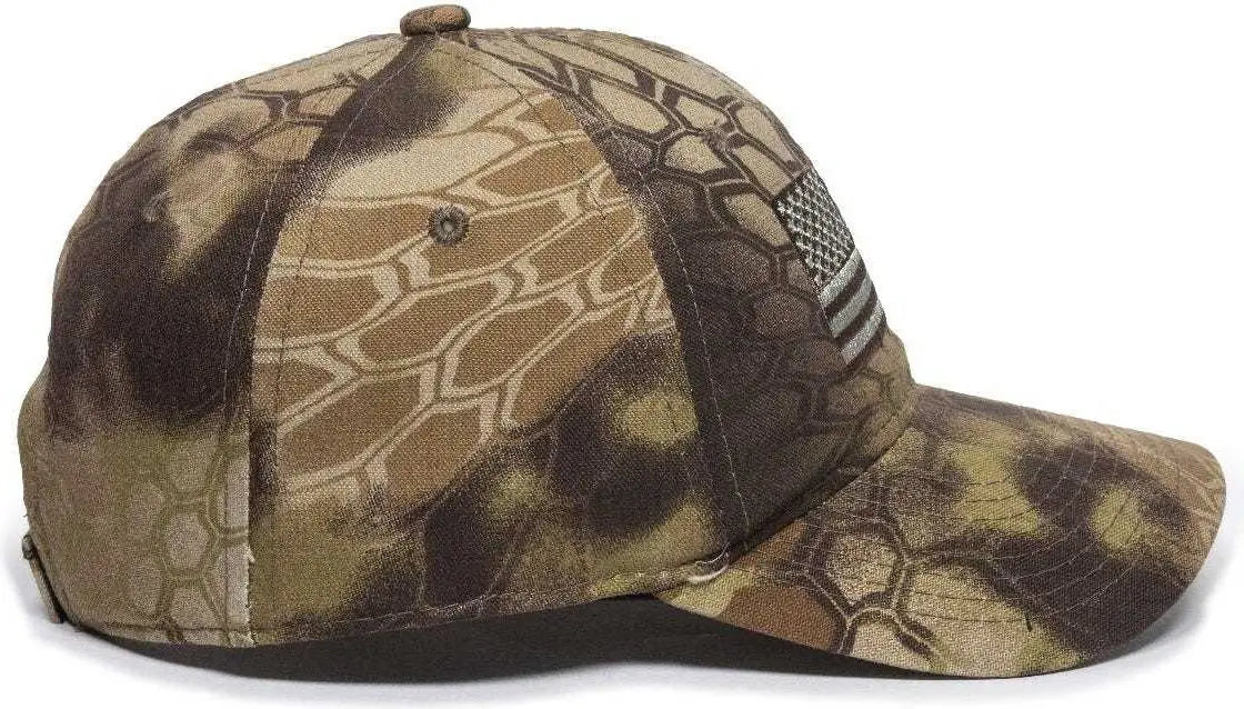 Oc Sports Usa-200 Adjustable Cap - Kryptek Highlander - 6 7/8’’ - 7 1/2’’