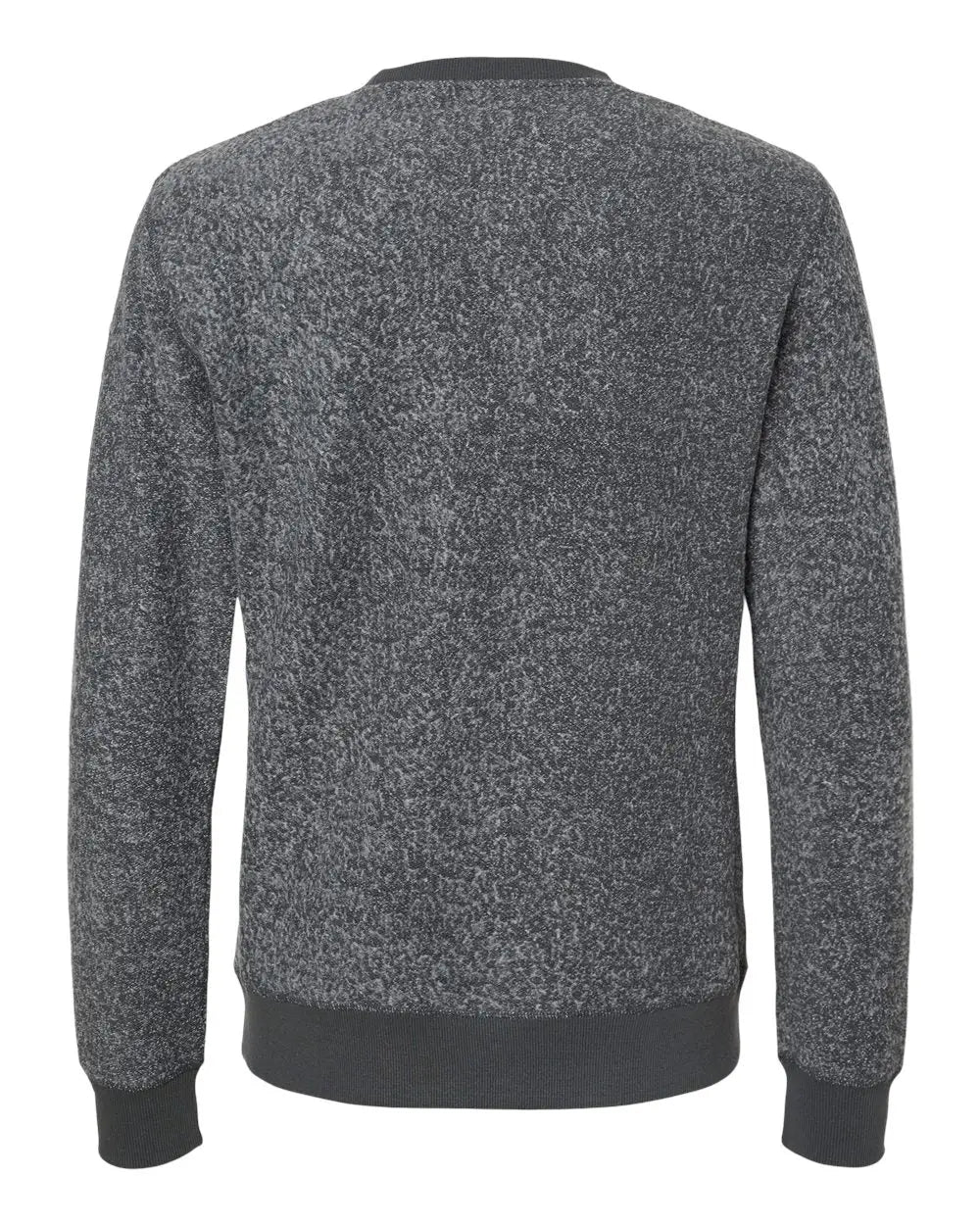 J. America 8712j Aspen Fleece Crewneck Sweatshirt - 8712 - Charcoal Speck
