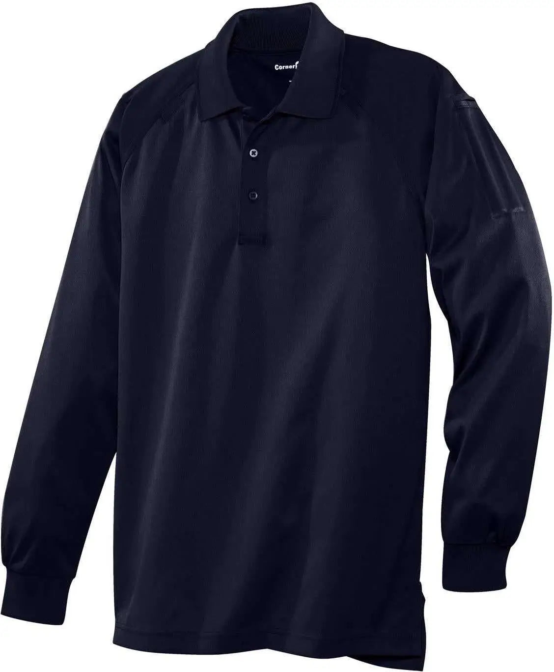 Cornerstone Cs410ls Select Long Sleeve Snag-proof Tactical Polo - Dark Navy