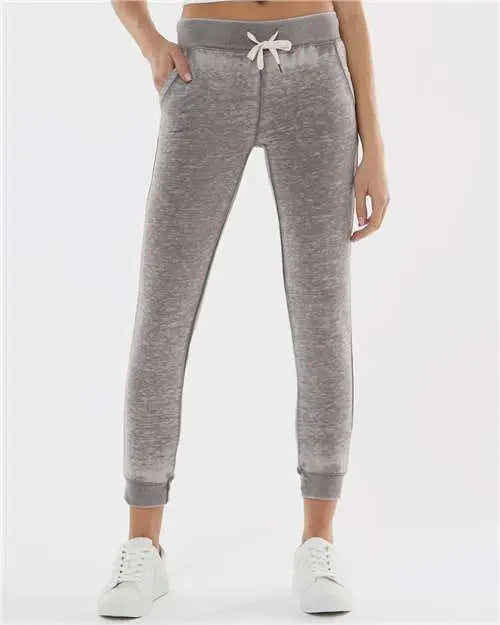 J. America 8944 Women’s Vintage Zen Fleece Joggers - Cement