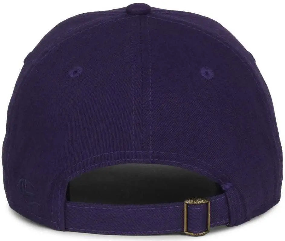Oc Sports Gwt-111 Adjustable Strap Garment Wash Cotton Cap - Purple - 6 7/8’’ - 7 1/2’’