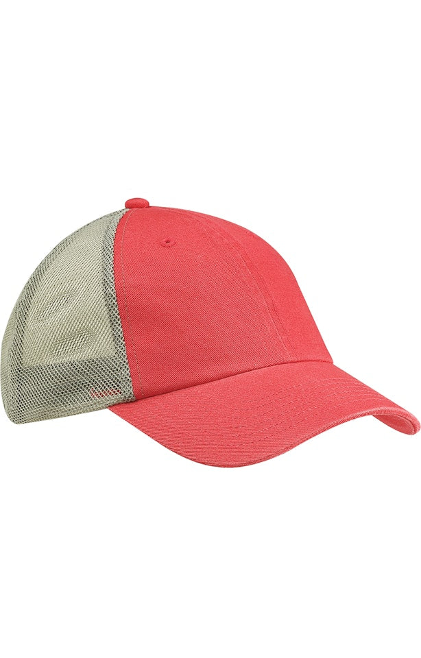 Big Accessories BA601 Washed Trucker Cap - Cosmo  Grey