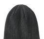Port Authority C935 Rib Knit Slouch Beanie - Black  Iron Gray