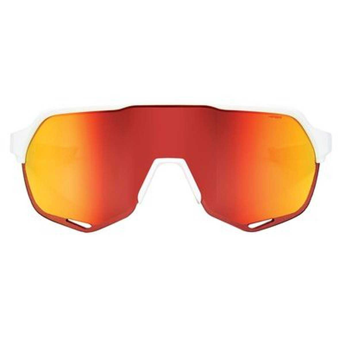 100% 60006-00007 S2 Soft Tact Off White with HiPER Red Multilayer Mirror Lens - HIT a Double - 3