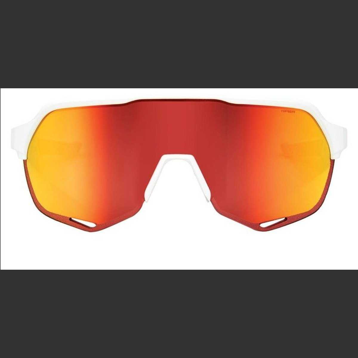 100% 60006-00007 S2 Soft Tact Off White with HiPER Red Multilayer Mirror Lens - HIT a Double - 2