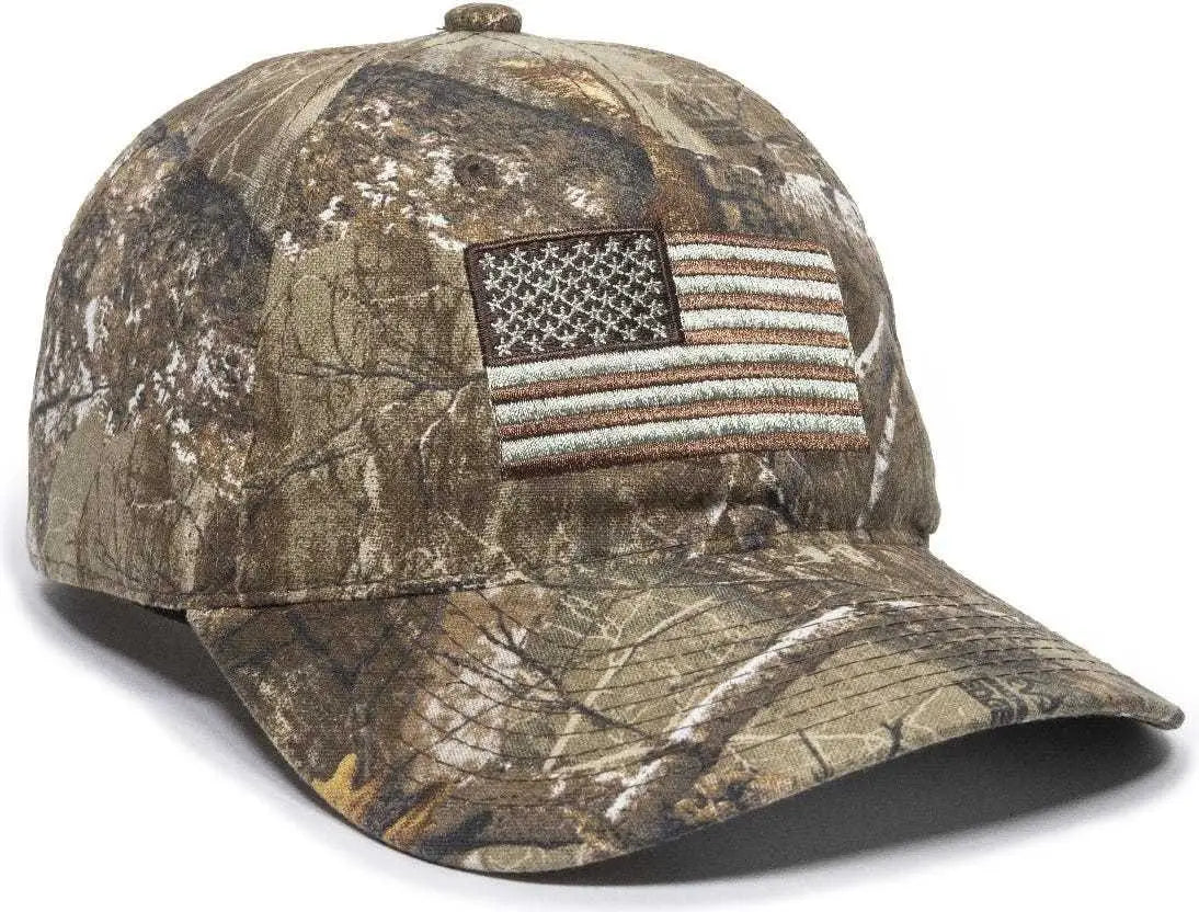 Oc Sports Usa-200 Adjustable Cap - Realtree Edge - 6 7/8’’ - 7 1/2’’