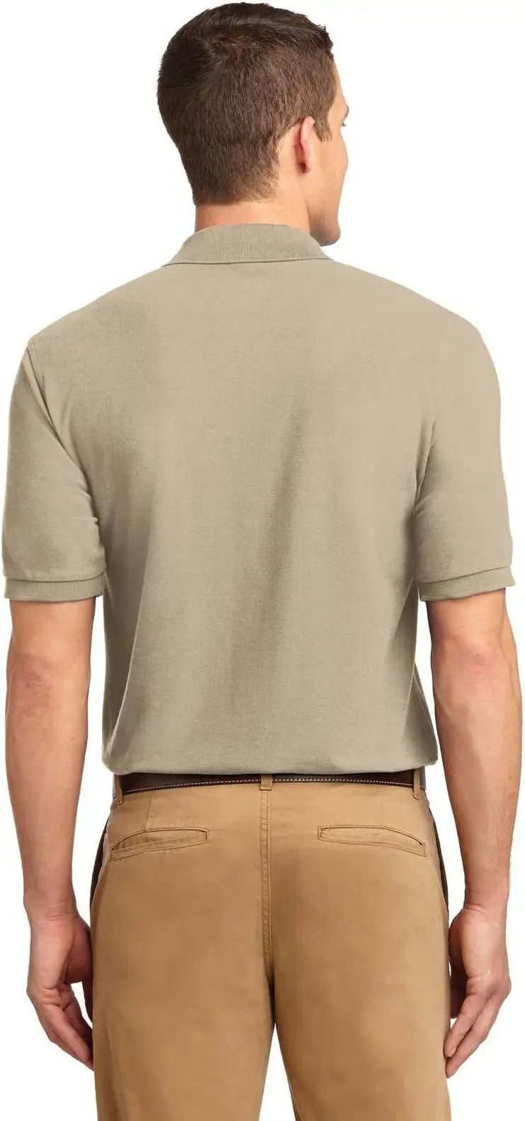 Port Authority K500es Extended Size Silk Touch Polo - Stone