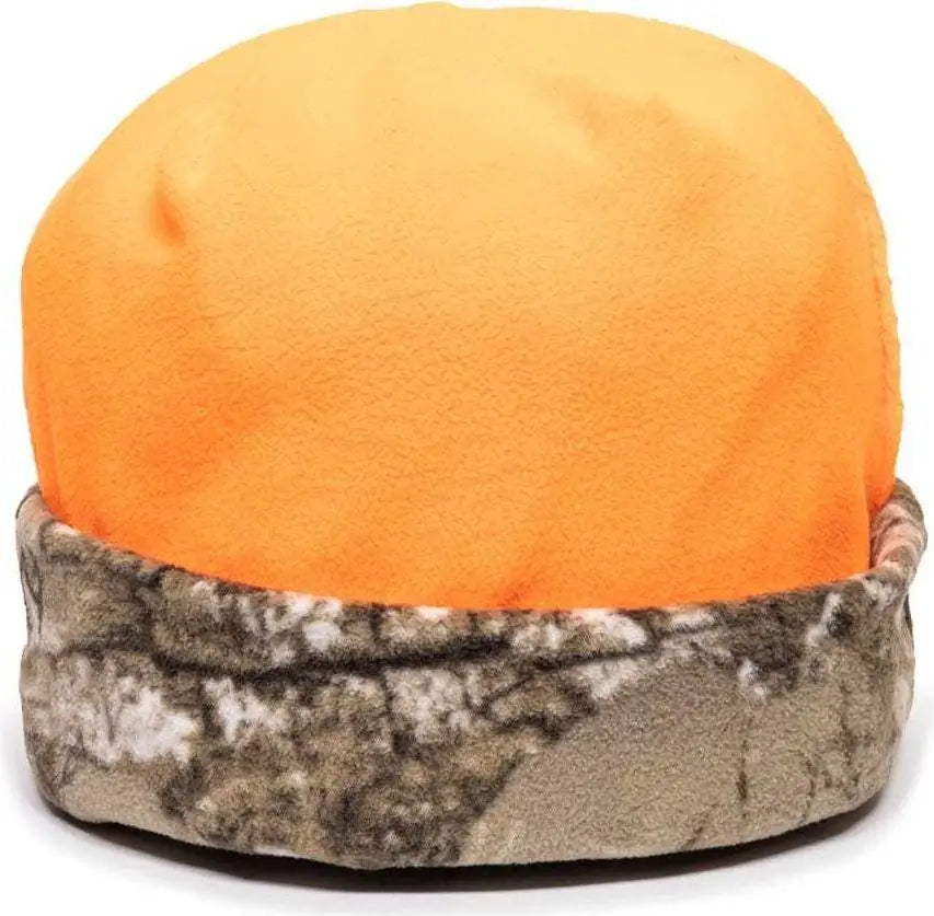 Oc Sports Cor-002 Beanie with Cuff Easily Visible Reversible - Realtree Edge Blaze - 6 7/8’’ - 7 1/2’’