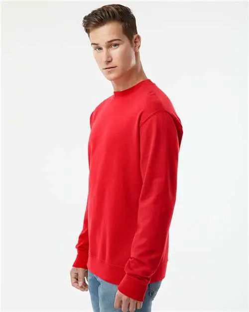 Independent Trading Co. Ss3000 Midweight Crewneck Sweatshirt - Red