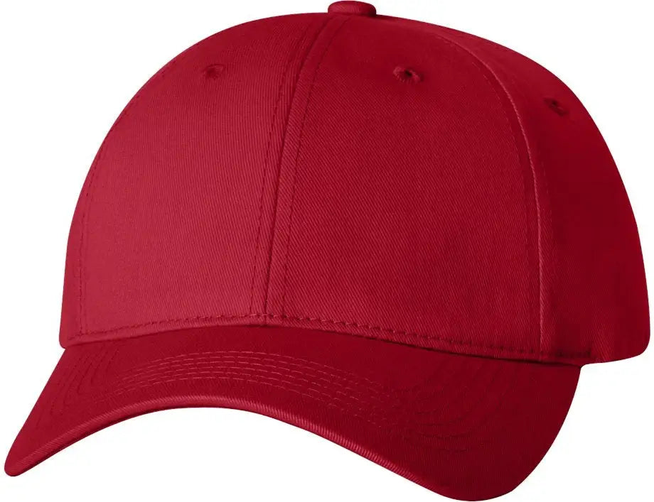 Valucap 2260 Cotton Twill Cap - Red - one Size Fits Most