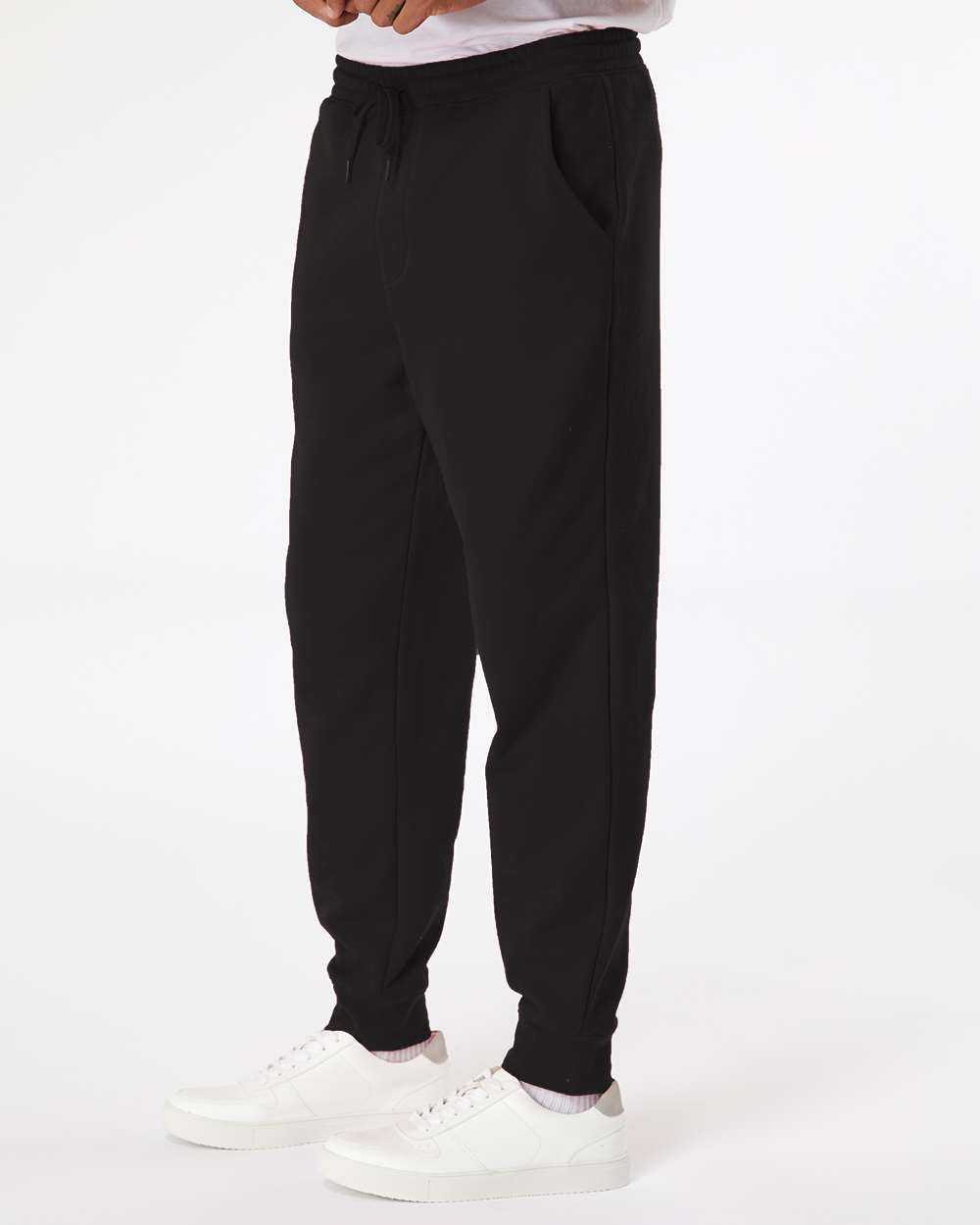 Independent Trading Co IND20PNT Midweight Fleece Pants - Black - HIT a Double - 2