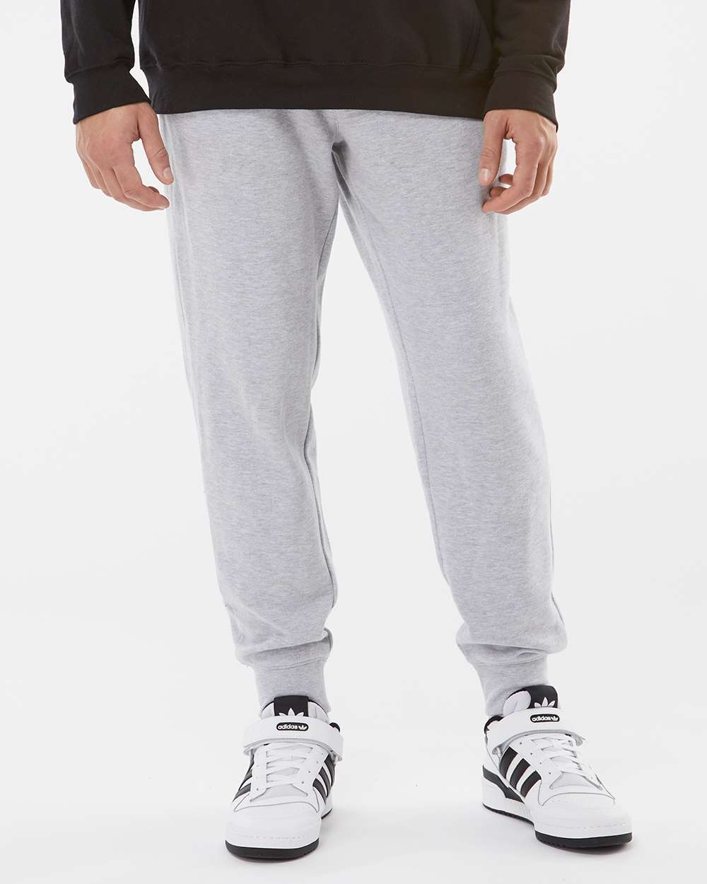 Independent Trading Co IND20PNT Midweight Fleece Pants - Grey Heather - HIT a Double - 1