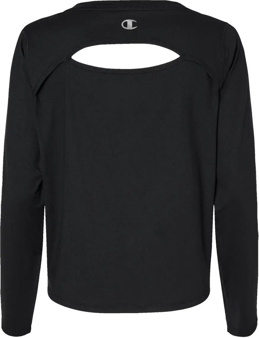 Champion Chp140 Women’s Sport Soft Touch Long Sleeve T-shirt - Black