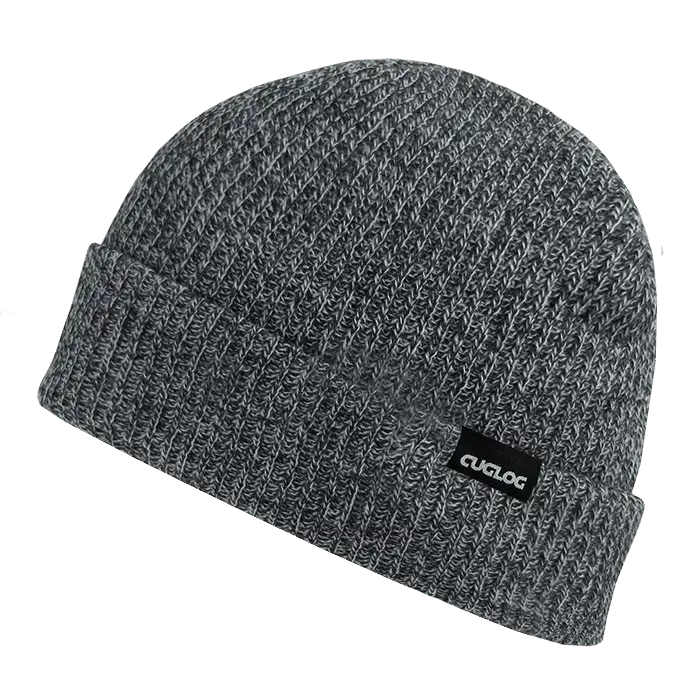 Cuglog K017 Halla Basic Cuff Beanie - Black White - one Size Fits Most