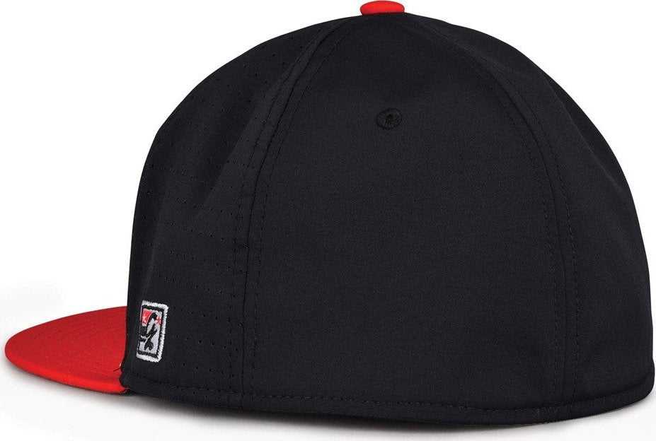 The Game GB998 Perforated GameChanger Cap - White Black Red - HIT a Double - 3