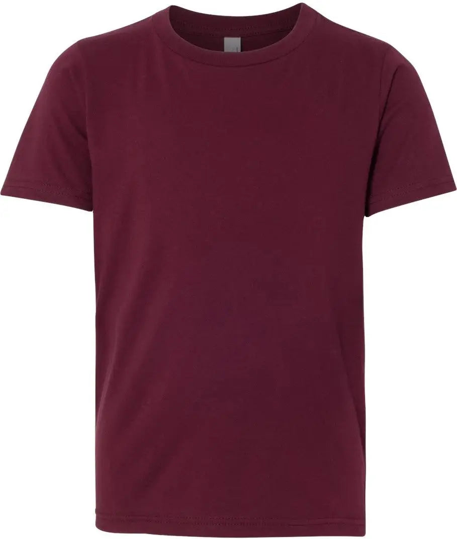 Next Level 3310 Youth Cotton T-shirt - Maroon - Xs