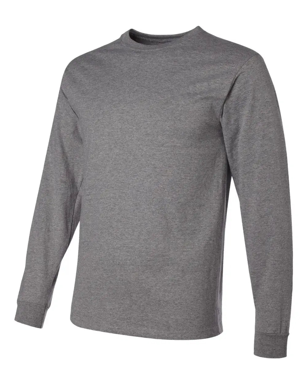 Jerzees 29lsr Dri-power® Long Sleeve 50/50 T-shirt - Oxford - Light Gray / s