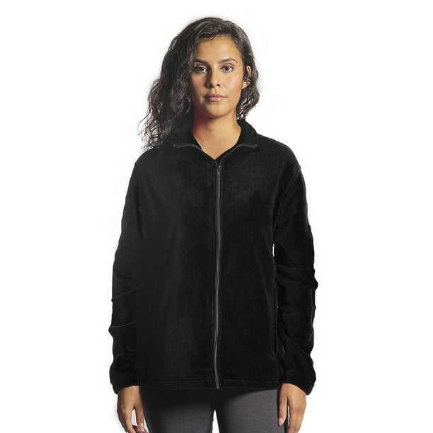 Sierra Pacific 5061 Women's Fleece Full-Zip Jacket - Black - HIT a Double - 1