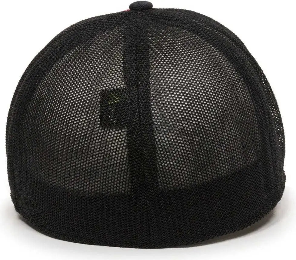 Oc Sports Ct120m Extra-flexible Slight Pre-curved Visor - Fuchsia Black - 6 3/4’’ - 7 1/8’’