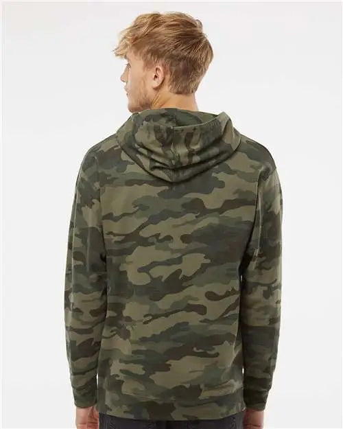 Independent Trading Co. Ss4500 Midweight Hooded Sweatshirt - Forest Camo