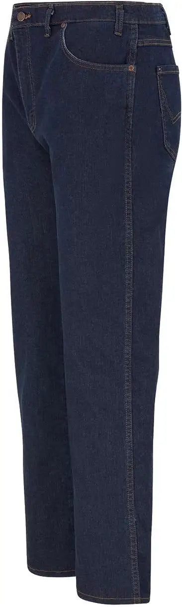 Dickies Ld21ext Industrial 5-pocket Flex Jeans - Extended Sizes - Rinsed Indigo Blue - 39 Unhemmed