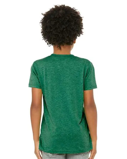 Bella + Canvas 3413y Youth Triblend Tee - Kelly