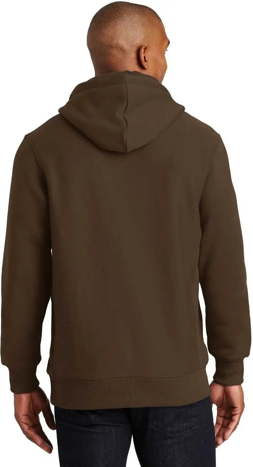 Sport-tek F281 Super Heavyweight Pullover Hooded Sweatshirt - Brown