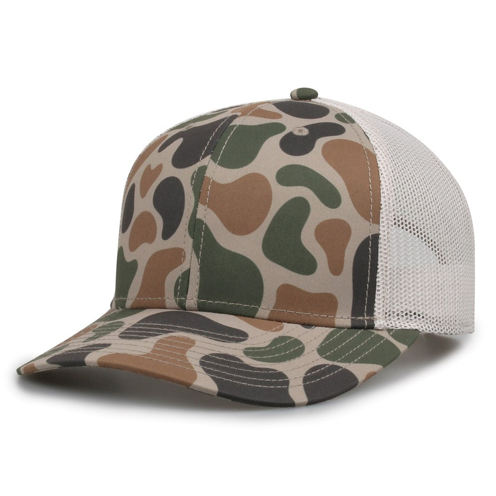 The Game GB452C Camo Everyday Trucker Cap - Duck Camo