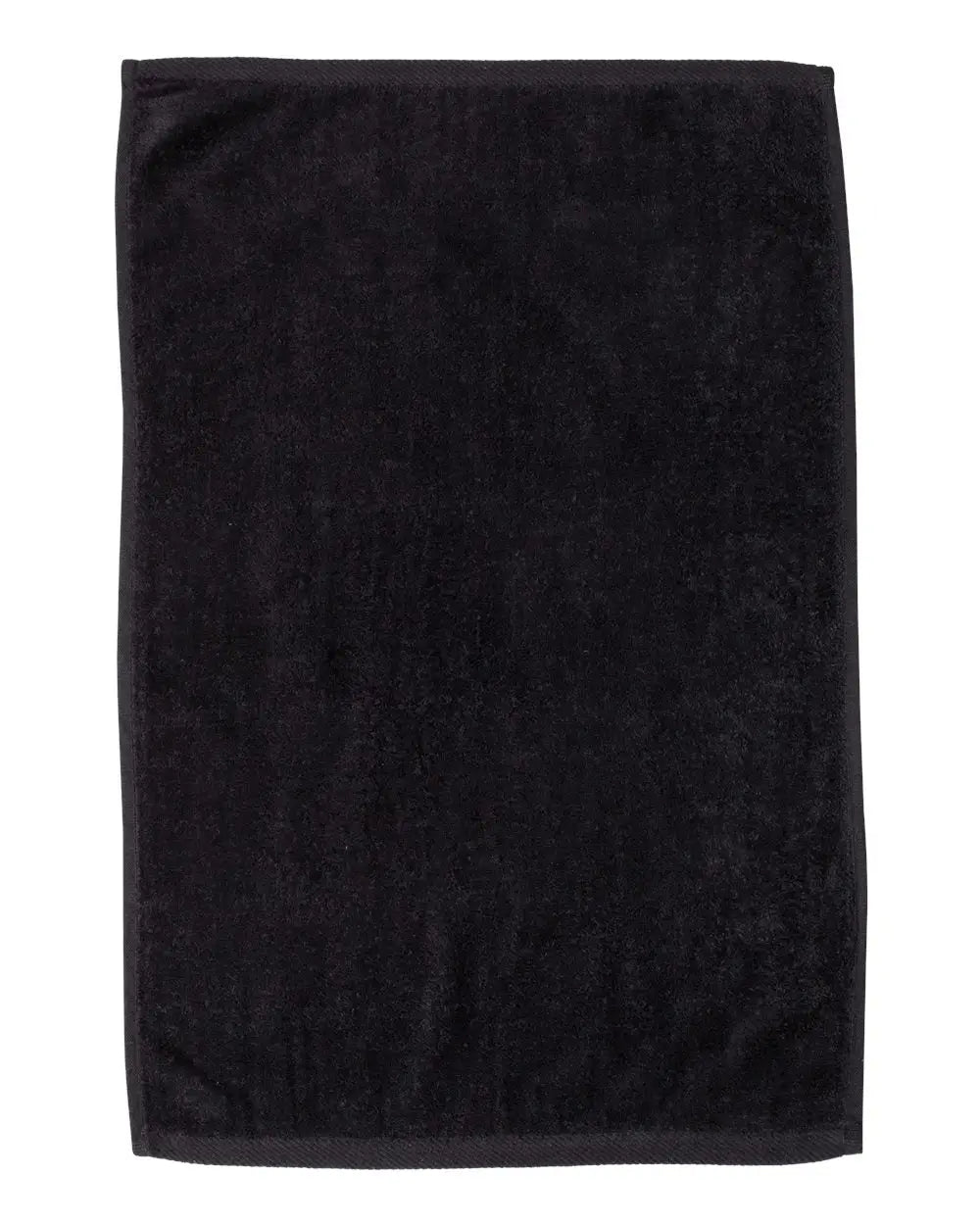 Q-tees T200 Hemmed Hand Towel - Black - one Size Fits Most