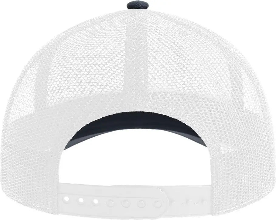 Atlantis Headwear Bryce Sustainable Trucker Cap - Navy White - one Size Fits Most