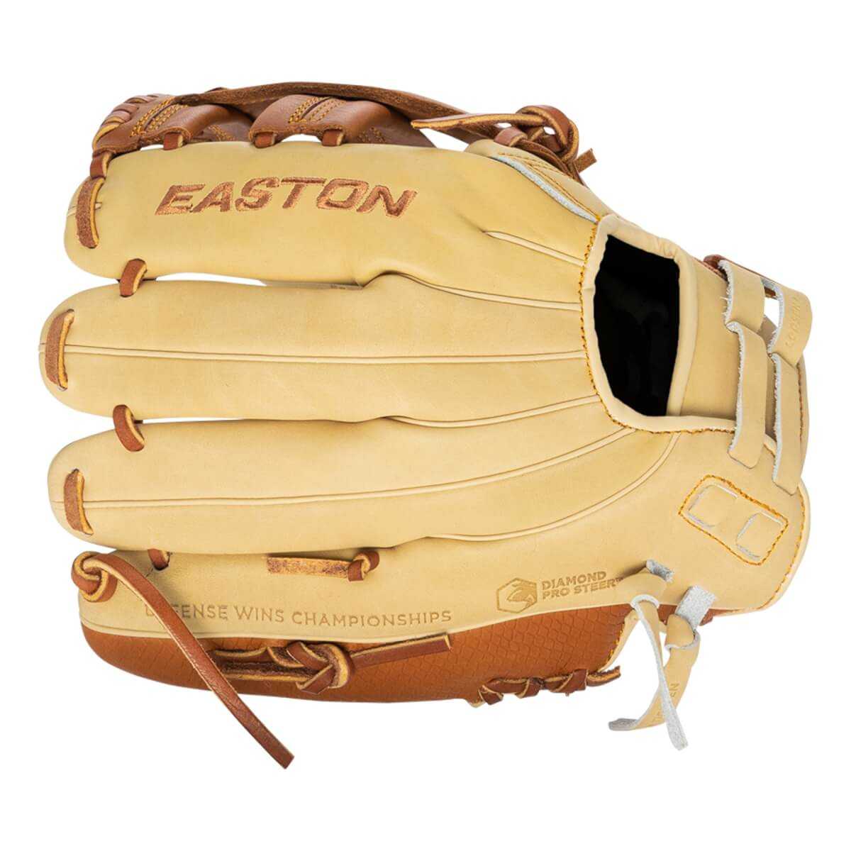 Easton Morgan Stuart 11.50&quot; Elite Fastpitch Infield Glove, MYWHY-ME - Blonde Brown - HIT a Double - 5
