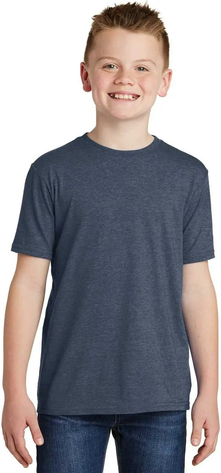 District Dt6000y Youth Very Important Tee - Heathered Navy