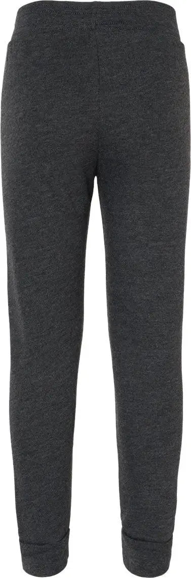 Bella + Canvas 3727t Toddler Sponge Fleece Jogger Sweatpants - Dark Grey Heather