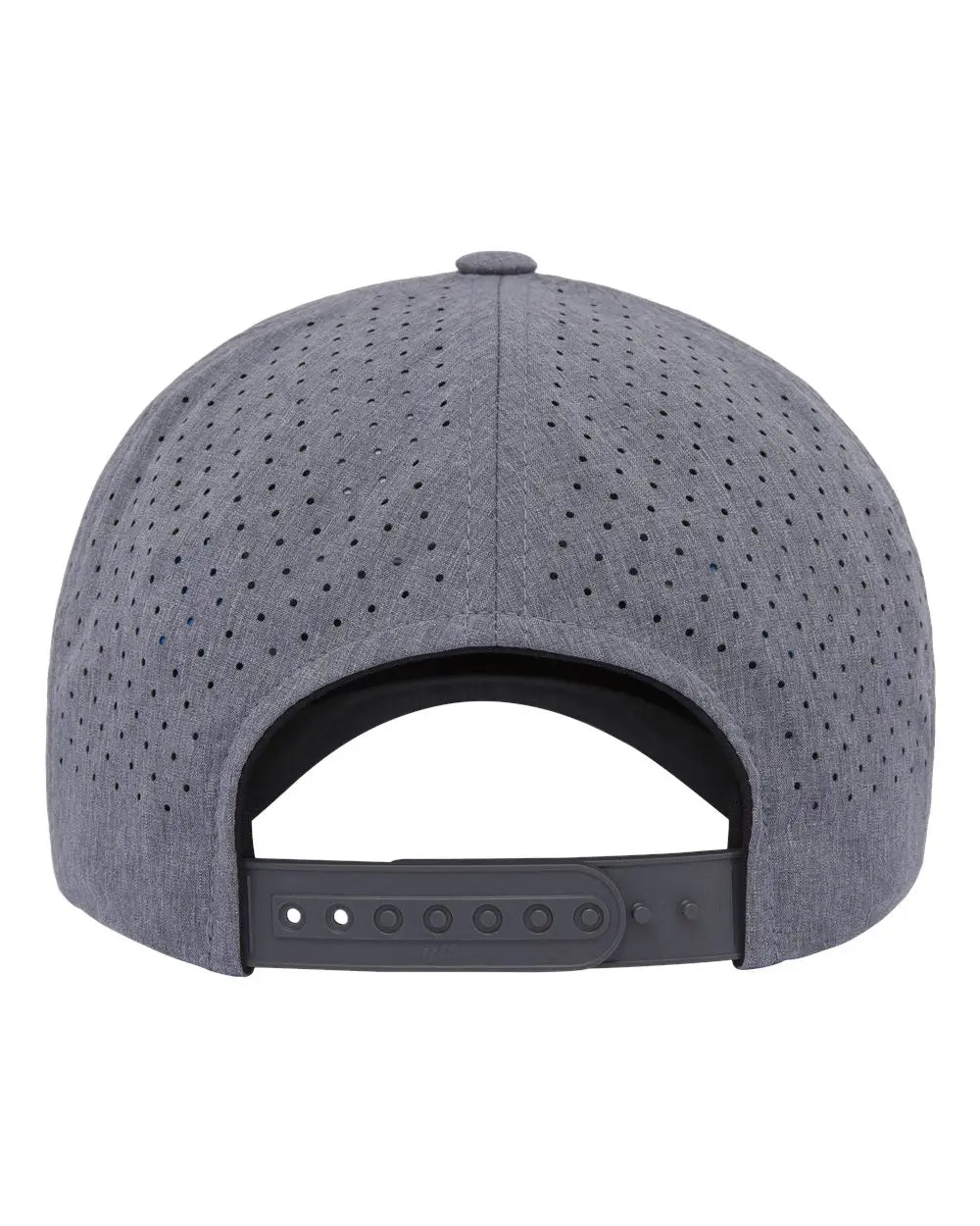 Yp Classics 5389ap Five-panel Snapback with Perforated Cap - Heather Gray - one Size Fits Most